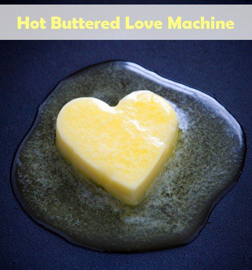 butter heart melting